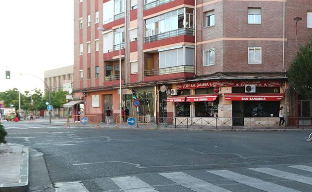 Calle Arca Real de Valladolid, lugar donde se ha producido la detención del presunto autor del tiroteo en el municipio Castrillo-Tejeriego.