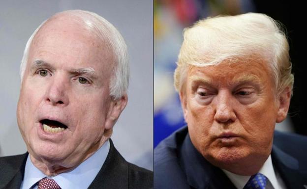 McCain y Trump. 
