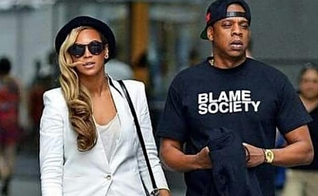 Beyoncé con Jay Z. 