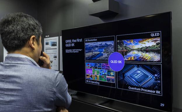 El nuevo televisor 8K de la firma surcoreana.