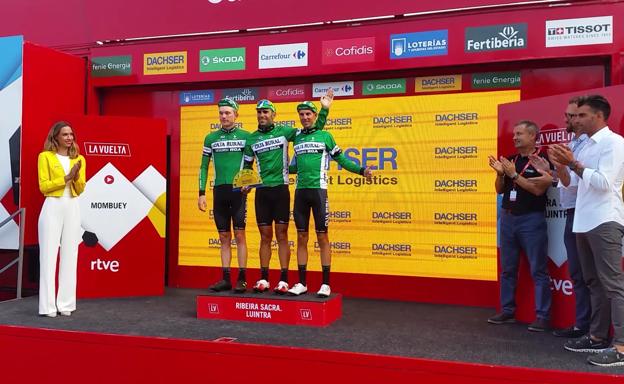 Los empleados de Caja Rural irán vestidos de color verde, como el equipo ciclista Caja Rural - Seguros RGA.