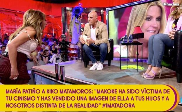 María Patiño y Kiko Matamoros se han visto las caras en 'Sálvame'. 