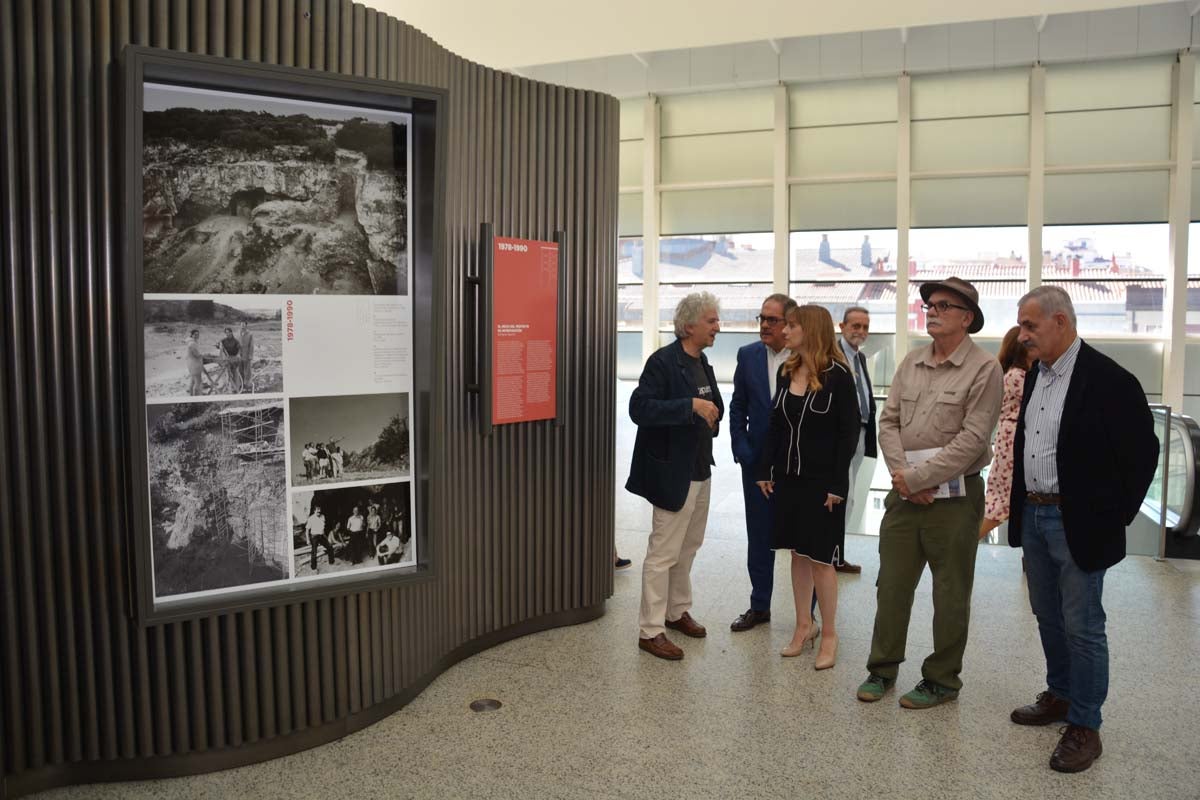 El Museo de la Evolución Humana acoge la exposición temporal sobre el 40 aniversario del inicio del proyecto investigador de Atapuerca.