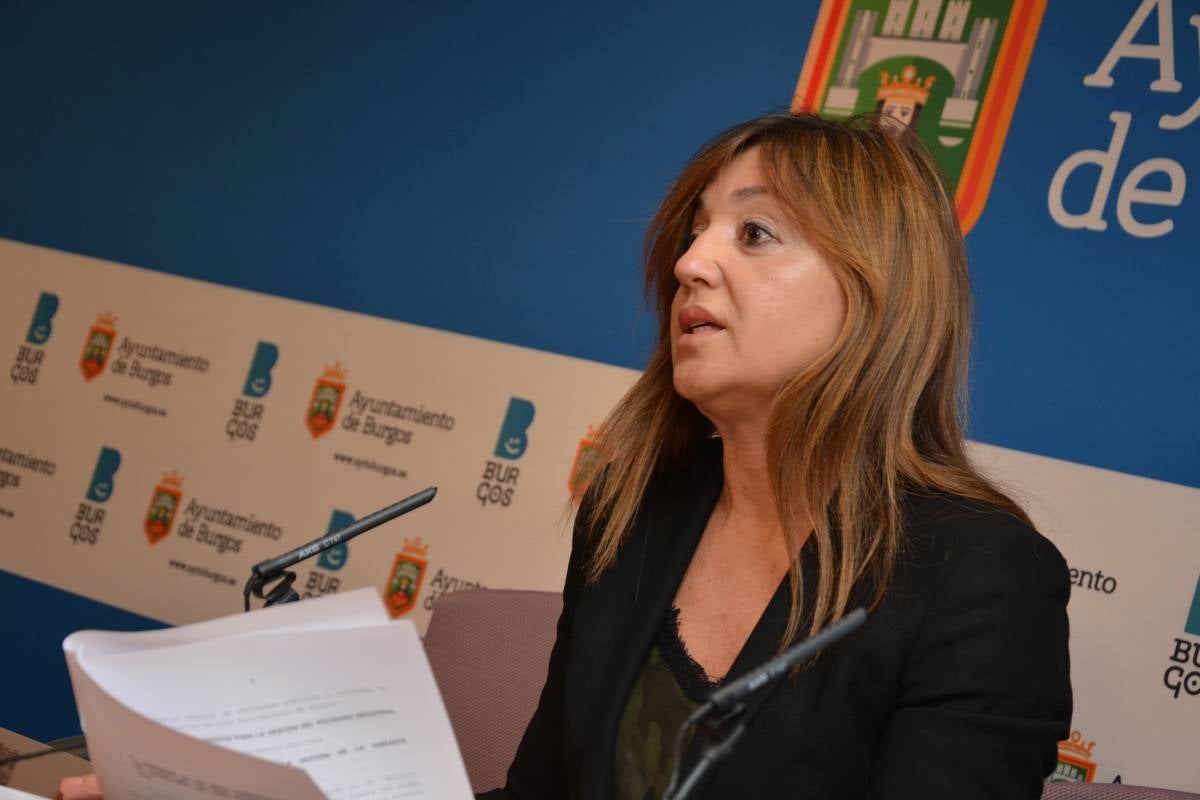 Carolina Blasco, portavoz del equipo de Gobierno del Ayuntamiento de Burgos. 