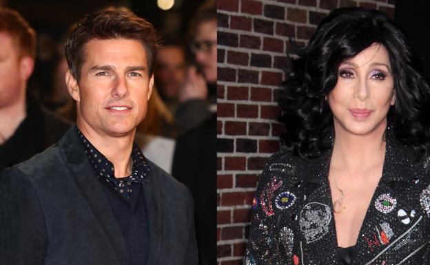 Tom Cruise y Cher. 