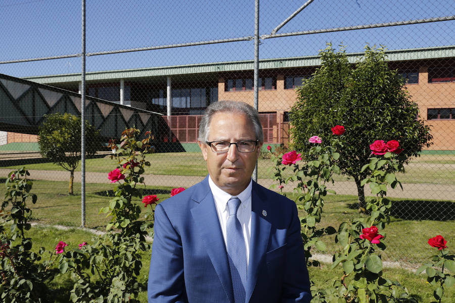 Javier Díez, en el centro penitenciario de Dueñas. 