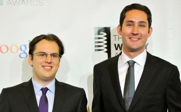 Mike Krieger (izquierda) y Kevin Systrom. 