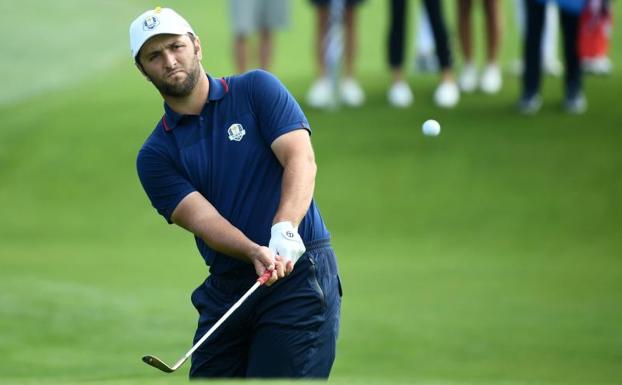 Jon Rahm, durante la primera jornada. 