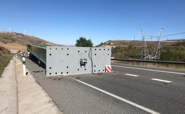 Imagen de la viga en la carretera