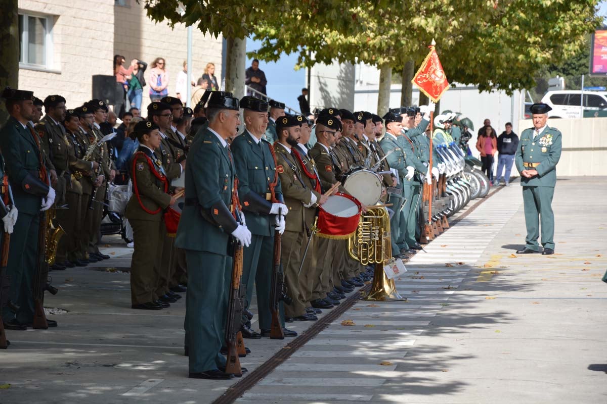 La casa cuartel de la Guardia Civil en Burgos acoge los actos del día de la patrona del cuerpo.