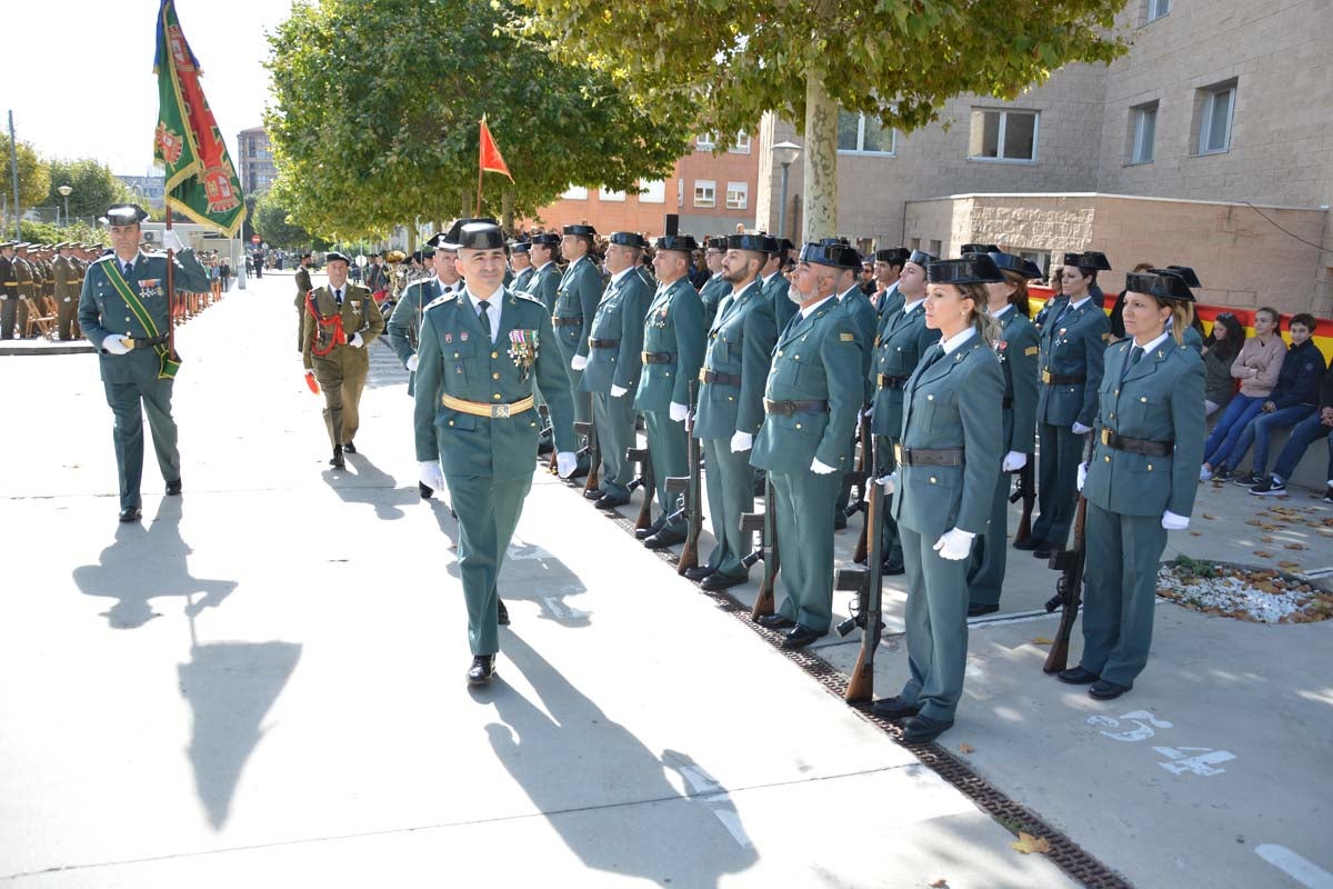 La casa cuartel de la Guardia Civil en Burgos acoge los actos del día de la patrona del cuerpo.