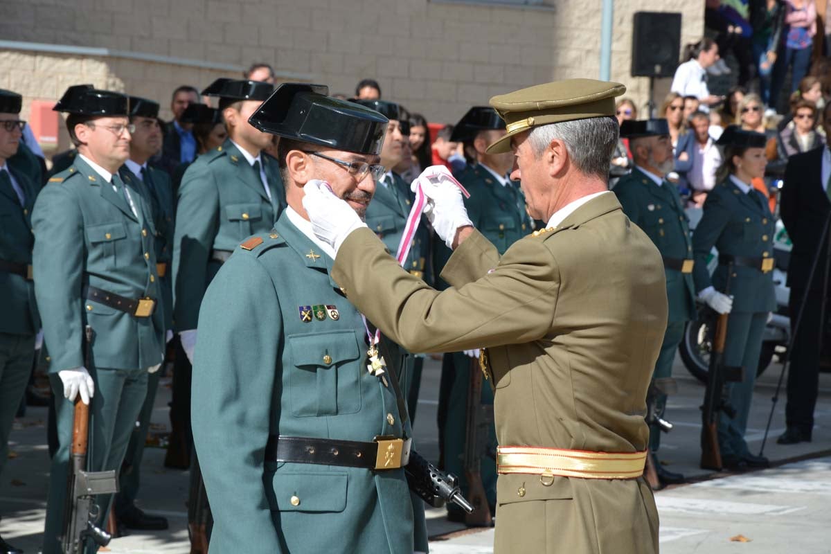 La casa cuartel de la Guardia Civil en Burgos acoge los actos del día de la patrona del cuerpo.