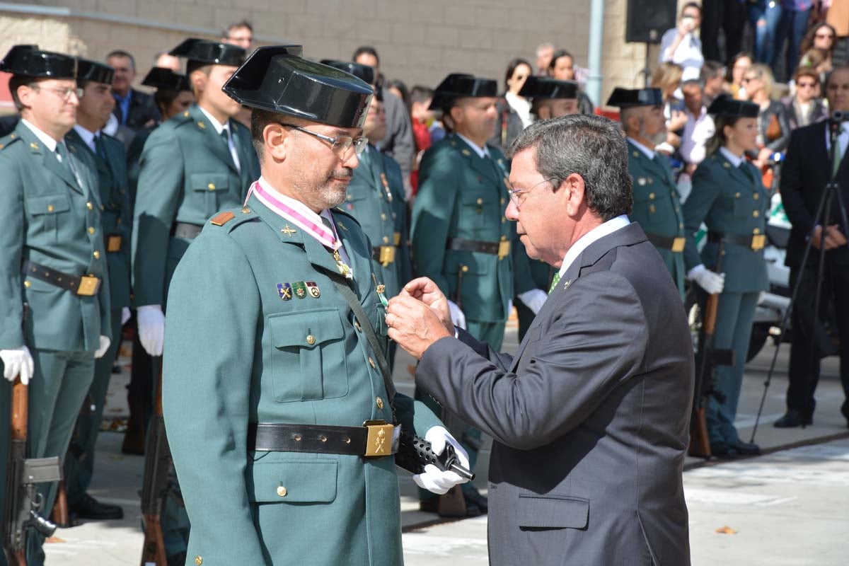 La casa cuartel de la Guardia Civil en Burgos acoge los actos del día de la patrona del cuerpo.
