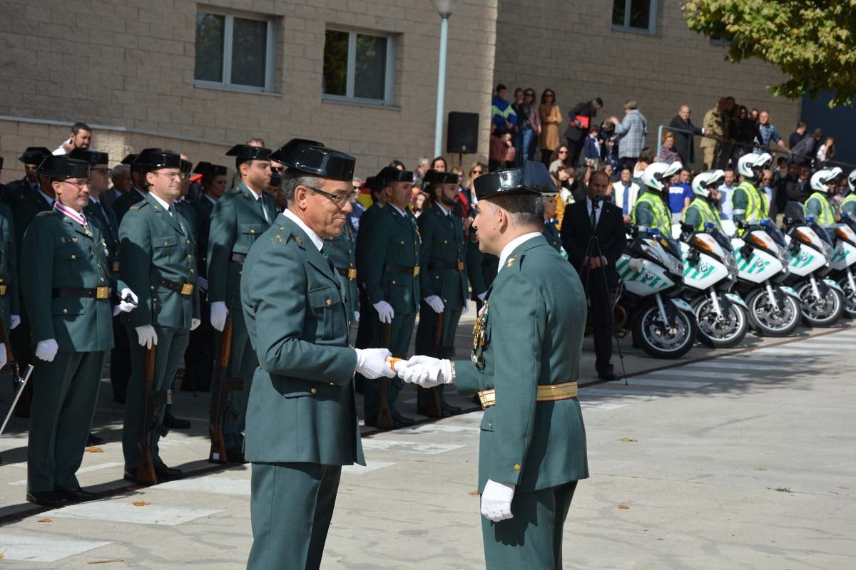 La casa cuartel de la Guardia Civil en Burgos acoge los actos del día de la patrona del cuerpo.