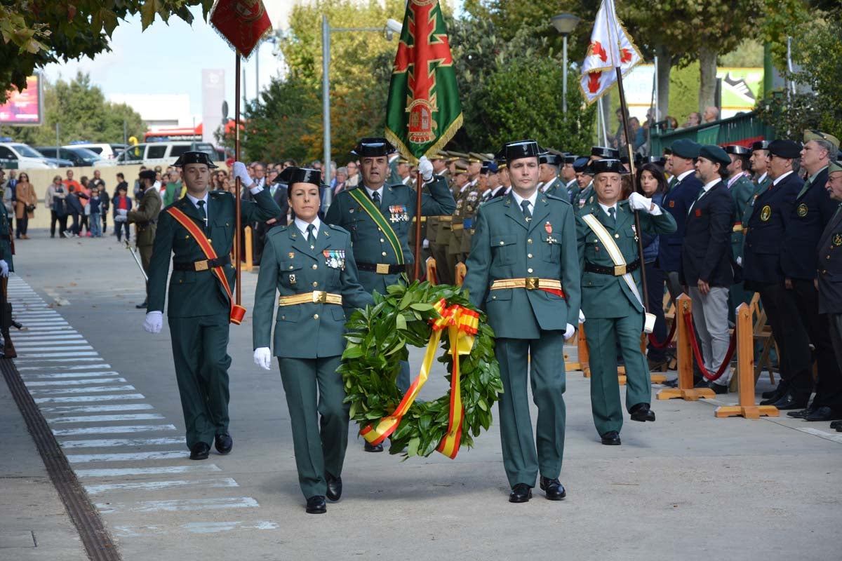 La casa cuartel de la Guardia Civil en Burgos acoge los actos del día de la patrona del cuerpo.