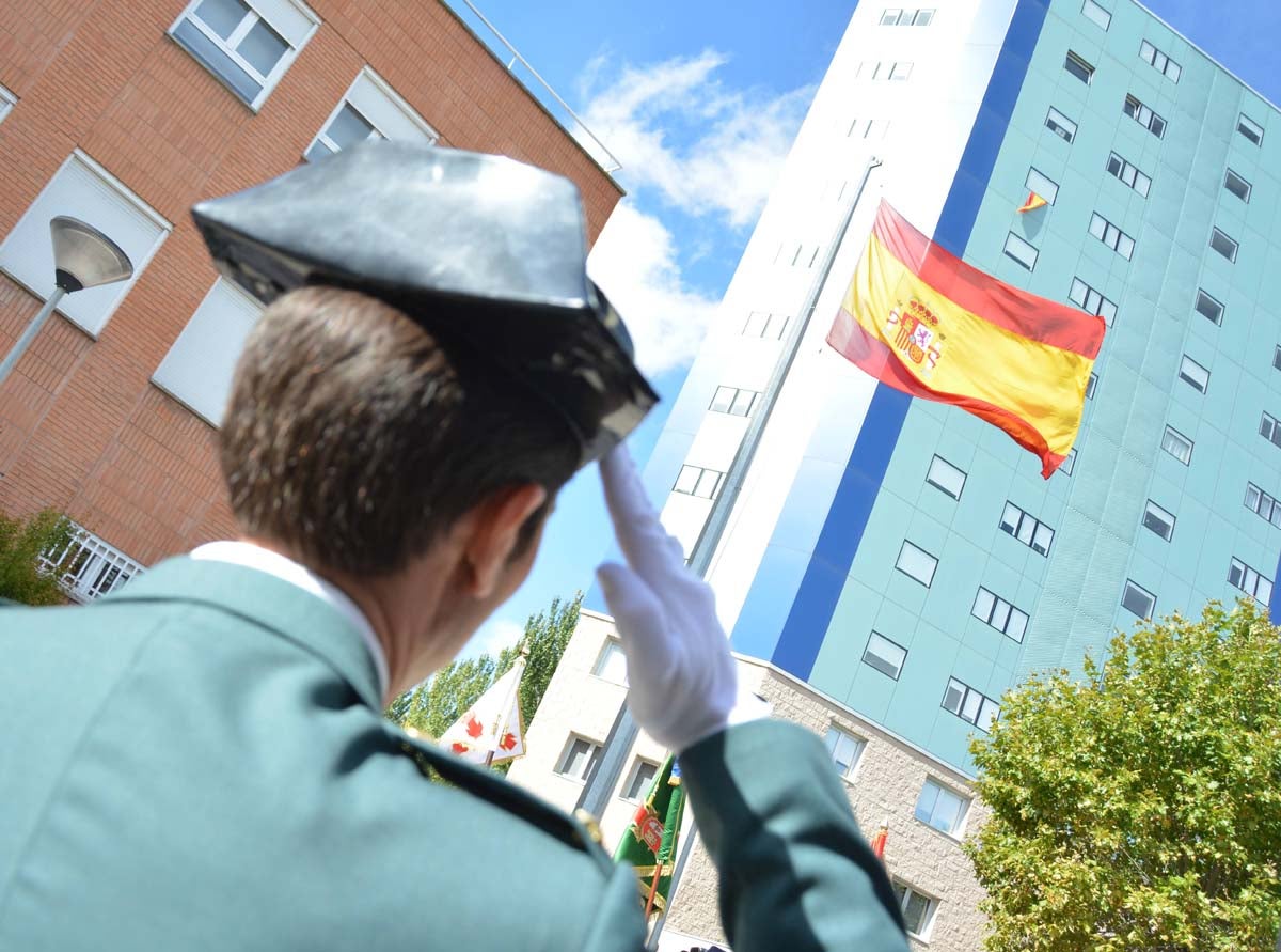 La casa cuartel de la Guardia Civil en Burgos acoge los actos del día de la patrona del cuerpo.