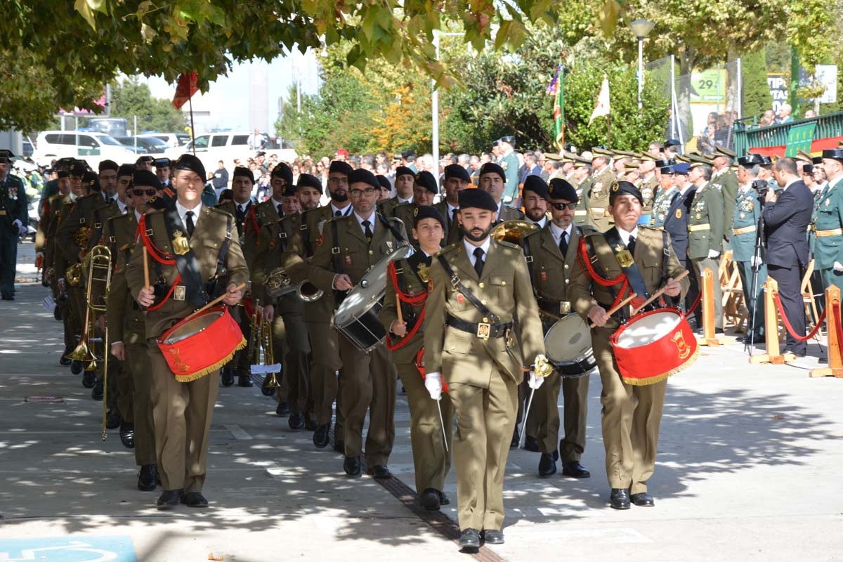 La casa cuartel de la Guardia Civil en Burgos acoge los actos del día de la patrona del cuerpo.