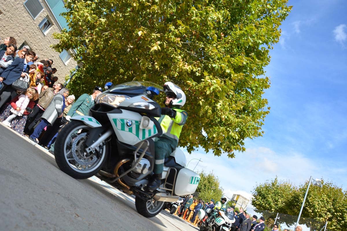 La casa cuartel de la Guardia Civil en Burgos acoge los actos del día de la patrona del cuerpo.
