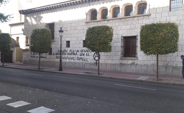 Pintadas en la Casa Museo de Colón.