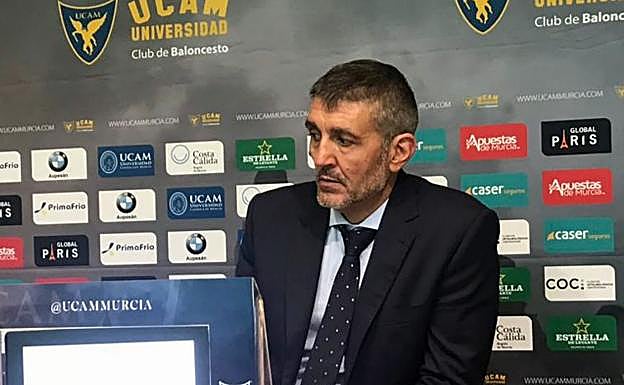 Javi Juárez, entrenador del conjunto murciano