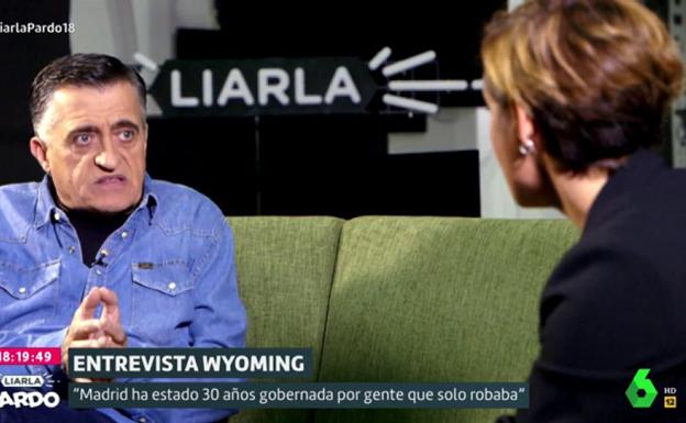 El Gran Wyoming entrevistado por Cristina Pardo. 