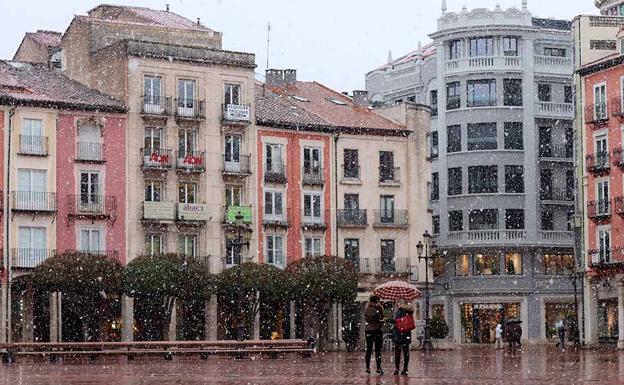 La Aemet avisa que la nieve llegará a Burgos este fin de semana