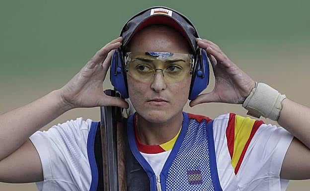 La tiradora olímpica Fátima Gálvez. 