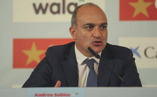 Andreu Subies, expresidente de la Federación Catalana de Fútbol. 