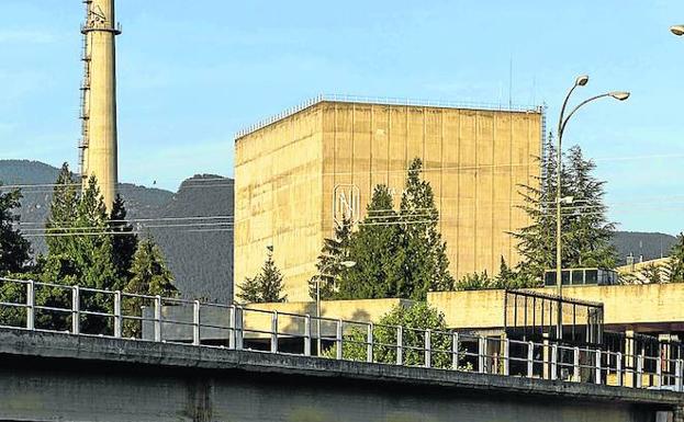 La central nuclear de Garoña. 