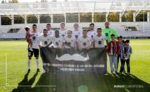 El Burgos CF se solidarizó con el movimiento Movember