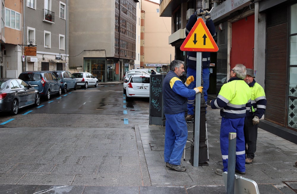 Fotos: La plaza Hortelanos, en obras