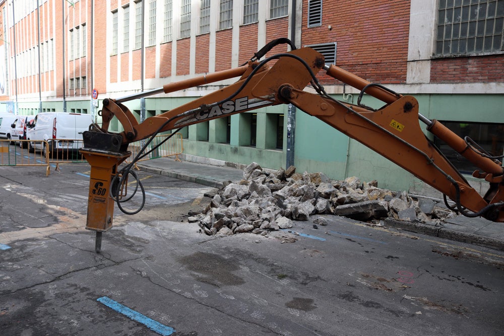 Fotos: Inicio de las obras en Hortelanos