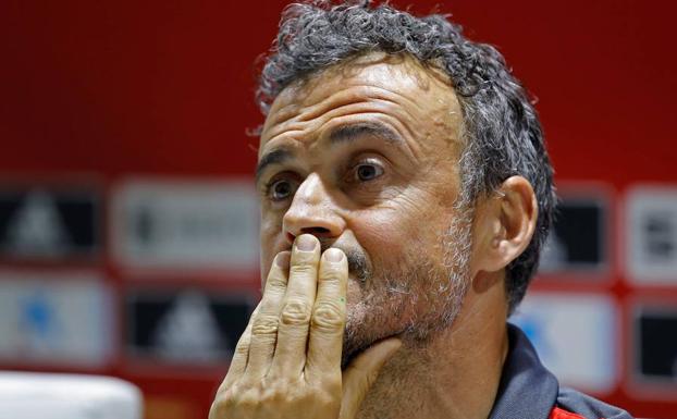 Luis Enrique, seleccionador español. 