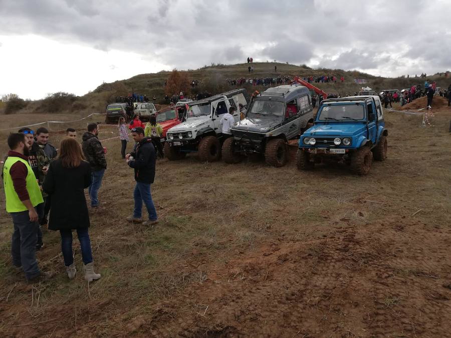 Cerca de 600 personas se han acercado hoy a Cardeñadijo para disfrutar con la destreza de una treintena de todoterrenos