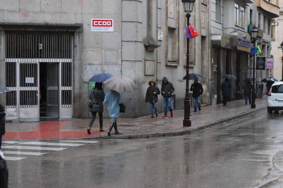 La lluvia llega a Burgos y se quedará, al menos, una semana