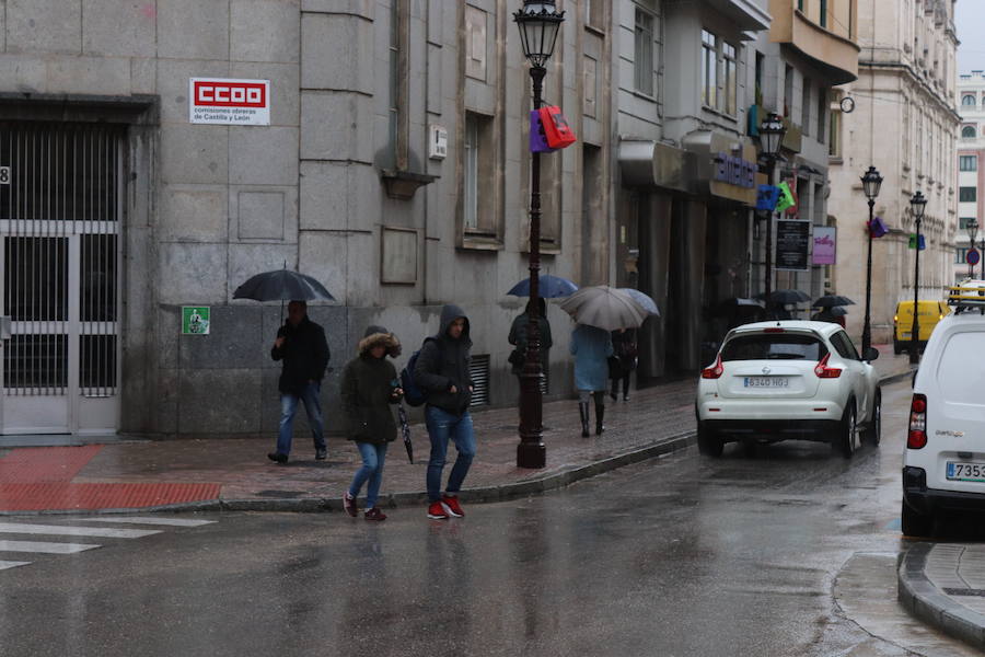 La lluvia llega a Burgos y se quedará, al menos, una semana