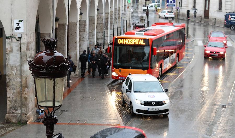 La lluvia llega a Burgos y se quedará, al menos, una semana