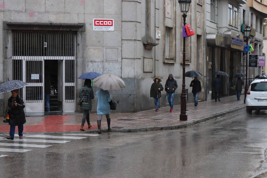 La lluvia llega a Burgos y se quedará, al menos, una semana