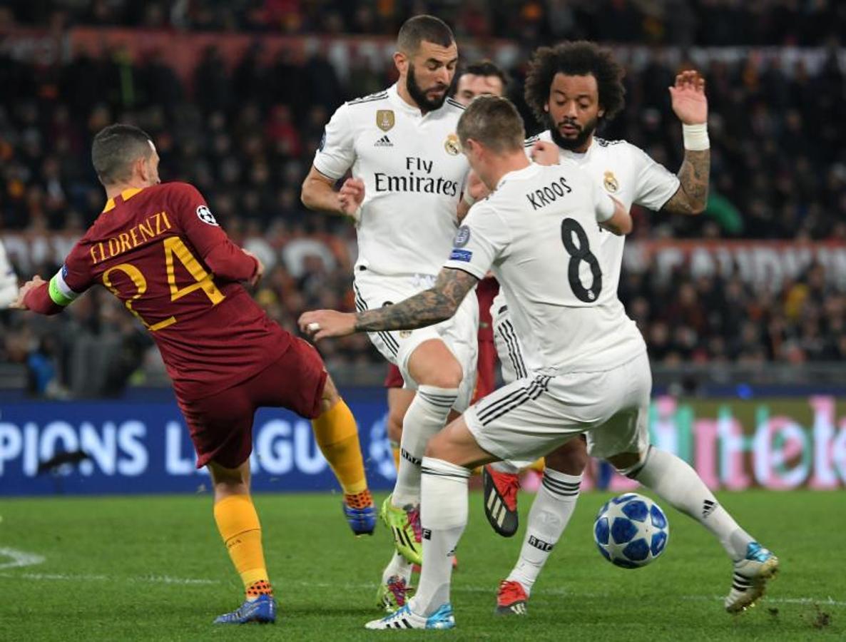 Fotos: El Roma-Real Madrid, en imágenes