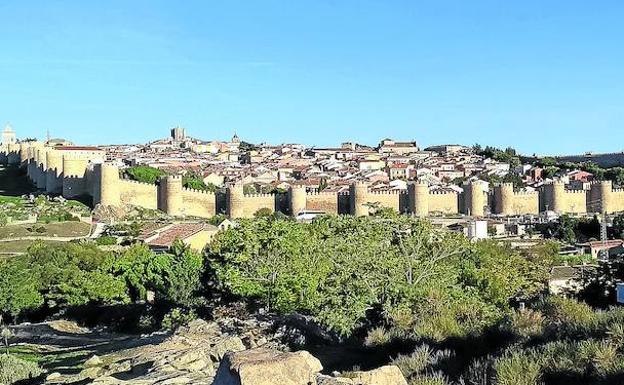 Vista panorámica de Ávila. 