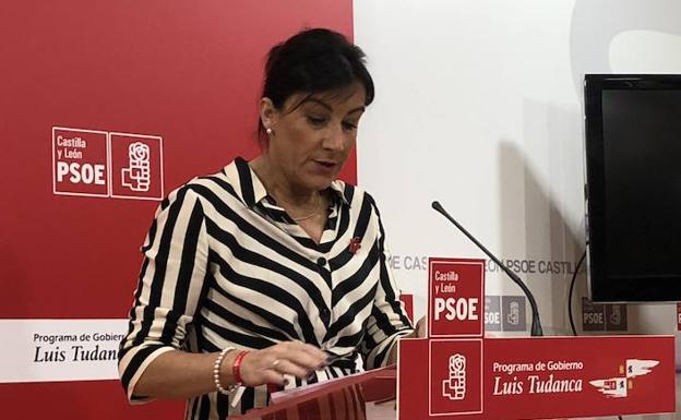 Ana Sánchez, secretaria de Organización del PSOE en Castilla y León.