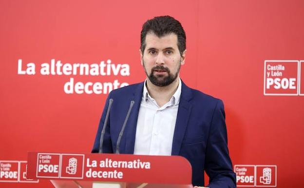 Luis Tudanca, secretario general del PSOE en Castilla y León.