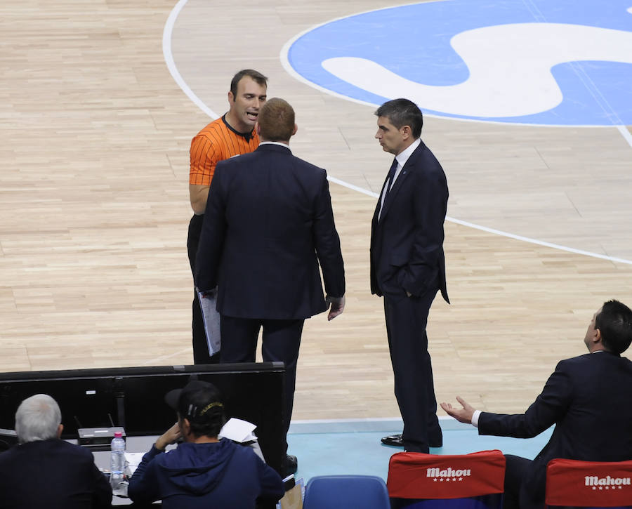 Un resumen en imágenes del partido que ha enfrentado hoy al Movistar Estudiantes y el San Pablo Burgos en el Wizink Center de Madrid.