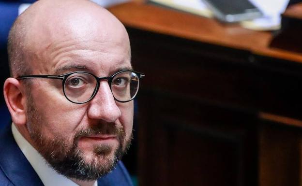 Imagen de archivo que muestra al entonces primer ministro belga, Charles Michel. 