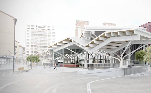 Imagen principal - Imagen del proyecto del nuevo Mercado Norte