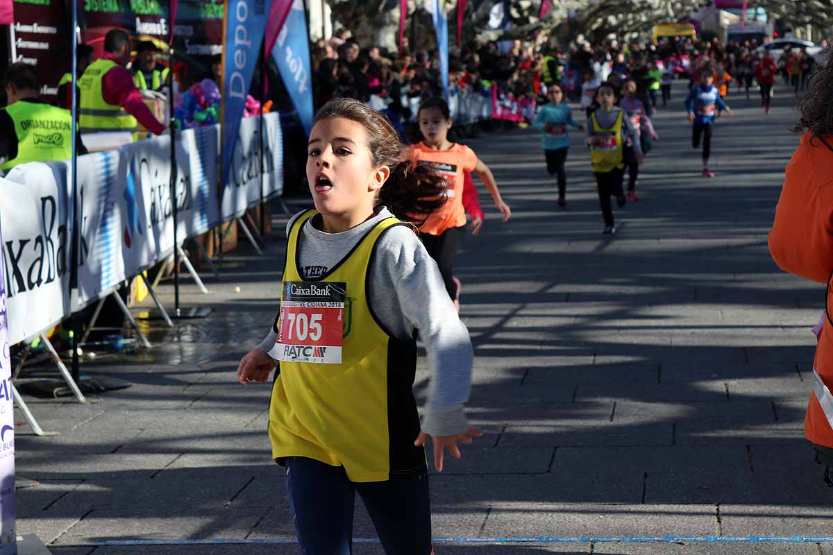 Cientos de niños han participado en la última mañana del año en la XXIX San Silvestre Cidiana