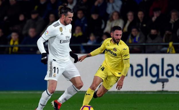 Gareth Bale, durante el partido contra el Villlareal. 