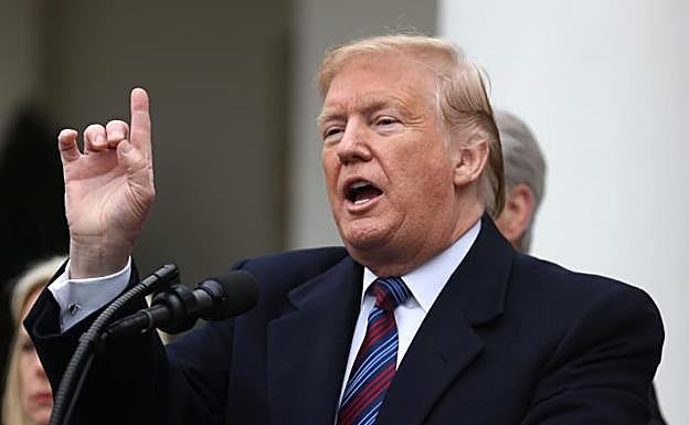 El presidente estadounidense, Donald Trump. 