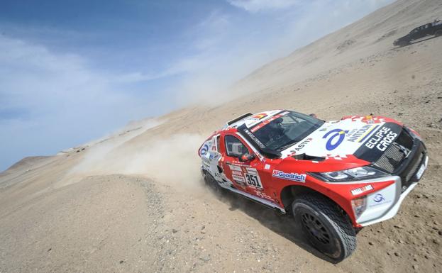 Cristina Gutiérrez ha comenzado con buen pie el Dakar. 