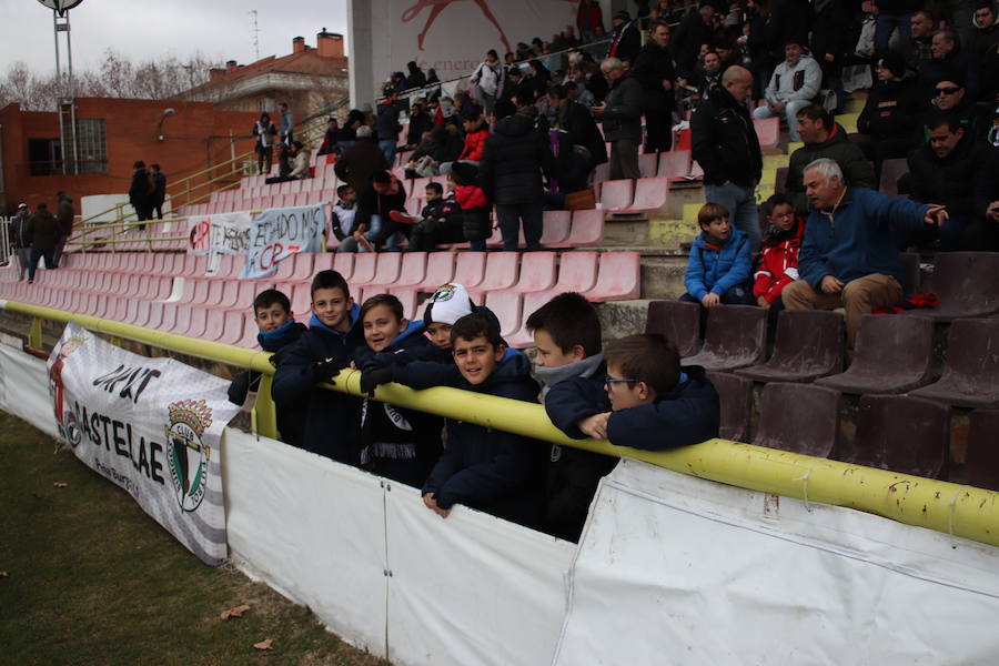 Los burgalesistas han disfrutado de la victoria de su equipo por dos goles a cero frente a la Ponferradina.